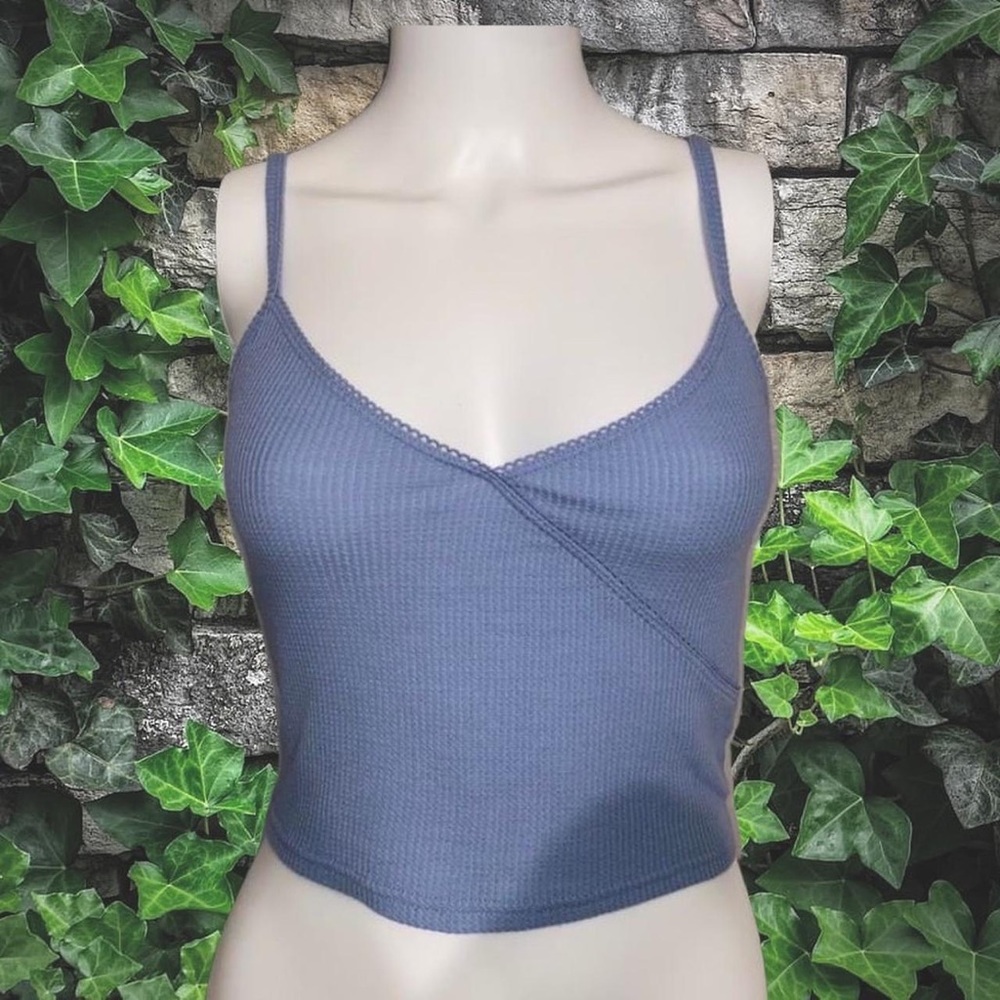 Light blue wrapped tank